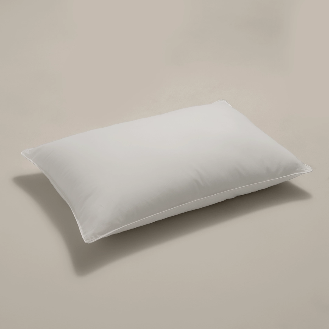 مخدة فندقية مايكرو قطن أبيض مخدة فندقية مايكرو قطن أبيض