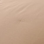 مفرش مضغوط سادة قطن بيج غامق