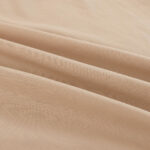 مفرش مضغوط سادة قطن بيج غامق