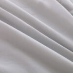 مفرش مضغوط سادة قطن رصاصي