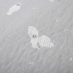 مفرش مضغوط قطن أكسفورد رصاصي