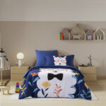 طقم بيت لحاف أكسفورد أزرق غامق