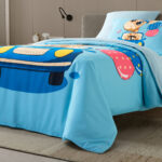 طقم بيت لحاف أكسفورد لون أزرق