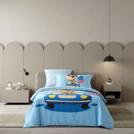 طقم بيت لحاف أكسفورد لون أزرق