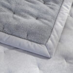 طقم لحاف شتوي مضغوط رصاصي