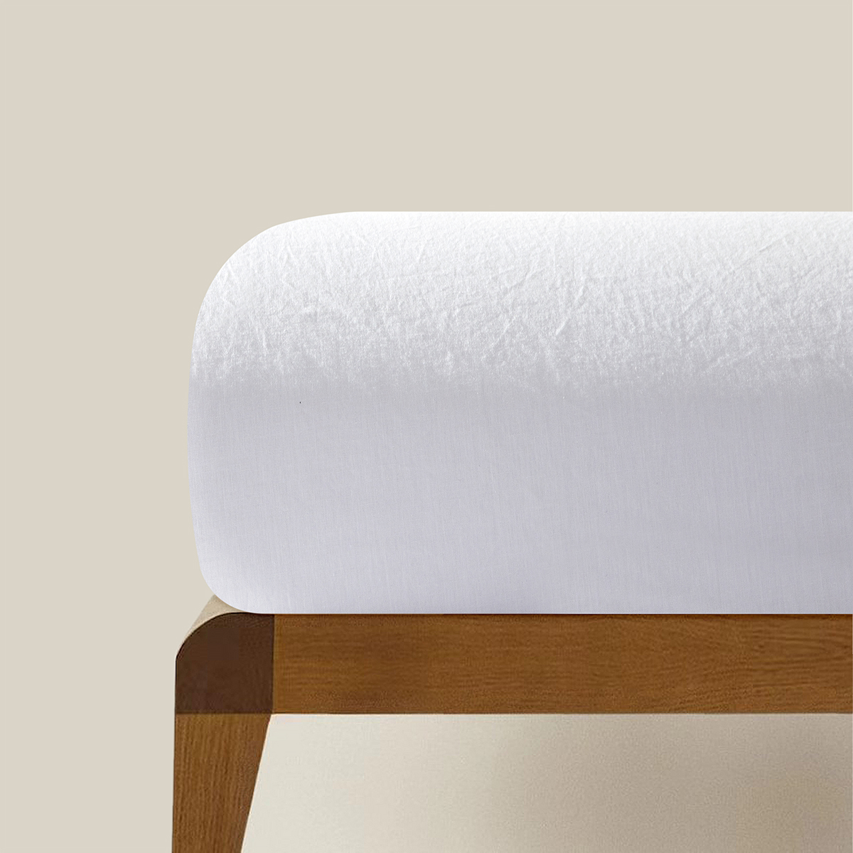 شرشف مطاط فندقي قطن ابيض شرشف مطاط فندقي قطن ابيض