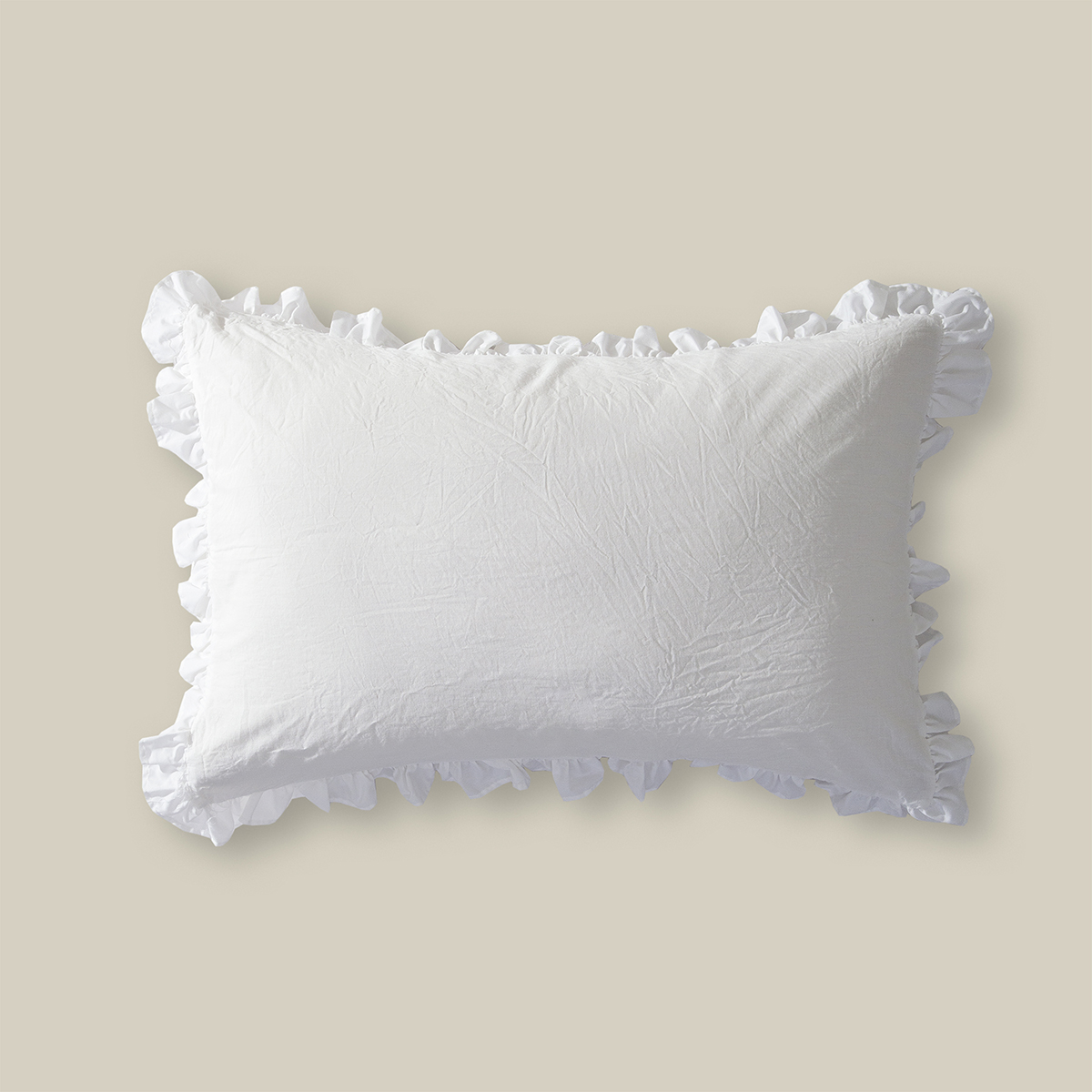 بيت مخدة قطن بلون أوف وايت بيت مخدة قطن بلون أوف وايت