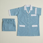 يونيفورم عاملات بعدة مقاسات ازرق