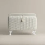 صندوق سجاد صلاة بلون أوف وايت