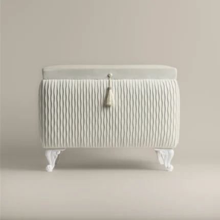 صندوق سجاد صلاة بلون أوف وايت