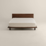 شرشف مطاط فندقي لون بيج