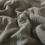 طقم لحاف مواليد قطعتين قطن أخضر