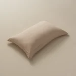 بيت مخدة قطن ٢ قطعة لون بيج غامق
