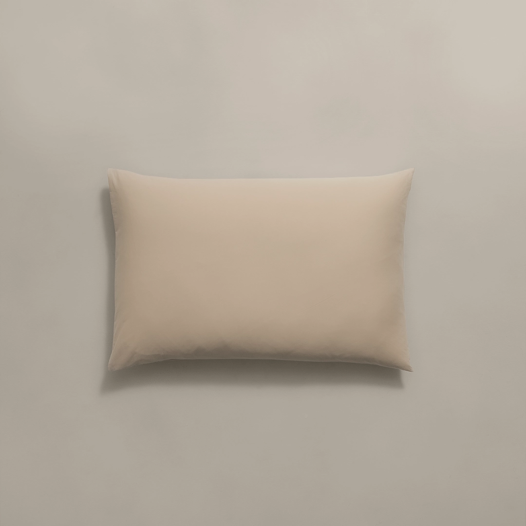 بيت مخدة قطن ٢ قطعة لون بيج غامق بيت مخدة قطن ٢ قطعة لون بيج غامق