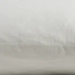 بيت مخدة قطن ٢ قطعة لون أبيض