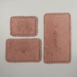 دعاسة حمام بعدة مقاسات باللون البينك الغامق