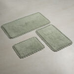 دعاسة حمام بعدة مقاسات باللون الأخضر