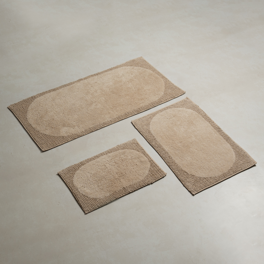 دعاسة حمام بعدة مقاسات بلون بيج غامق دعاسة حمام بعدة مقاسات بلون بيج غامق