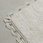 دعاسة كرسي مطرزه ٦٠-٥٠ أخضر غامق