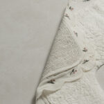 دعاسة كرسي مطرزه ٦٠-٥٠ أخضر غامق