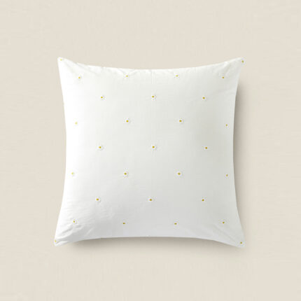 بيت تكاية قطن بعدة مقاسات لون أوف وايت