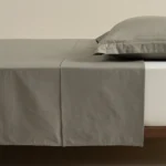 شرشف سرير قطن لون أخضر