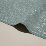 سجادة صلاة شنيل لون أخضر