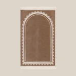 سجادة صلاة شنيل بلون بيج غامق