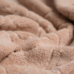 روب حمام قطن بلون بينك بعدة مقاسات