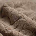 روب حمام قطن بلون بني بعدة مقاسات