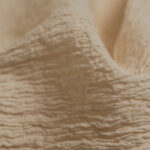 روب حمام قطن باللون البيج بعدة مقاسات