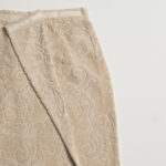 روب حمام لف قطن بيج غامق