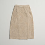 روب حمام لف قطن بيج غامق