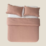 بيت لحاف قطن بلون بينك غامق
