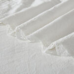 شرشف سرير قطن لون أوف وايت