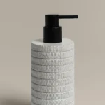 موزع صابون بولي أبيض