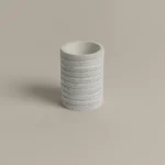 كوب بولي أبيض