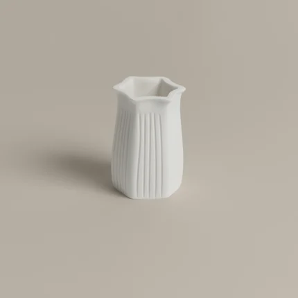 كوب بولي لون أبيض