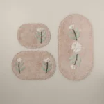 دعاسة حمام بعدة مقاسات بينك