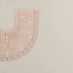 دعاسة كرسي قطن مطرز ٦٠-٥٠ بينك