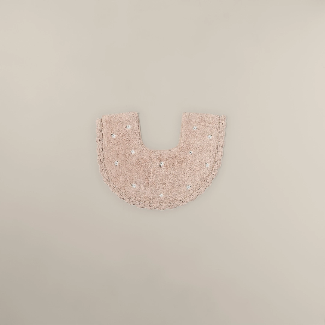 دعاسة كرسي قطن مطرز ٦٠-٥٠ بينك دعاسة كرسي قطن مطرز ٦٠-٥٠ بينك