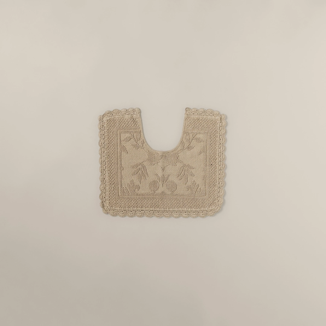 دعاسة كرسي قطن لون بيج غامق دعاسة كرسي قطن لون بيج غامق