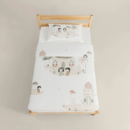 بيت لحاف بنات الواحة ميكرو أوف وايت