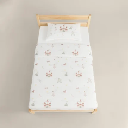 بيت لحاف سندريلا ميكرو أوف وايت