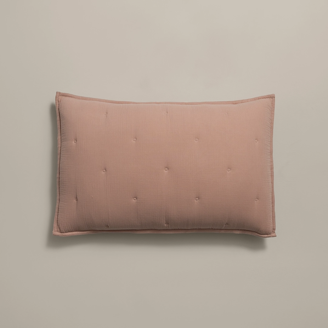 pillow-case-bb-071-pink بيت مخدة قطن ٢ قطعة بلون بينك