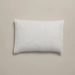 بيت مخدة ميكرو ٢ قطعة مطرز أوف وايت