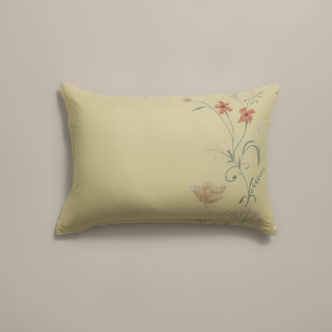 بيت مخدة ميكرو ٢ قطعة لون بيج بيت مخدة ميكرو ٢ قطعة لون بيج