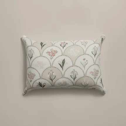 بيت مخدة ميكرو ٢ قطعة باللون البيج