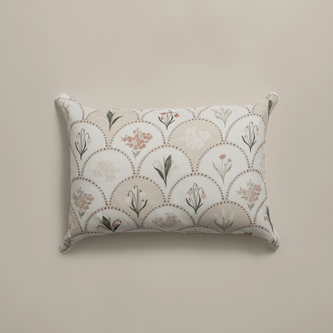 بيت مخدة ميكرو ٢ قطعة باللون البيج بيت مخدة ميكرو ٢ قطعة باللون البيج