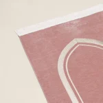 سجادة صلاة شنيل لون بينك